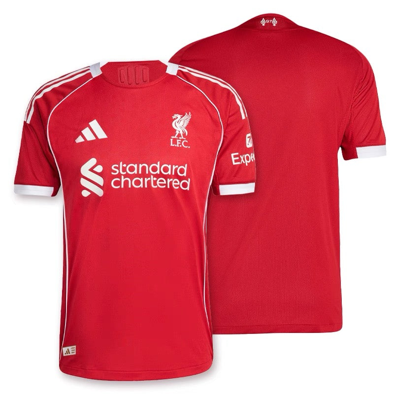 Liverpool 25/26 Home kit - Adults football kits - price of Liverpool Football 25/26 Home Kit - Adults football kits in Pakistan - football kits - Salah kit in pakistan