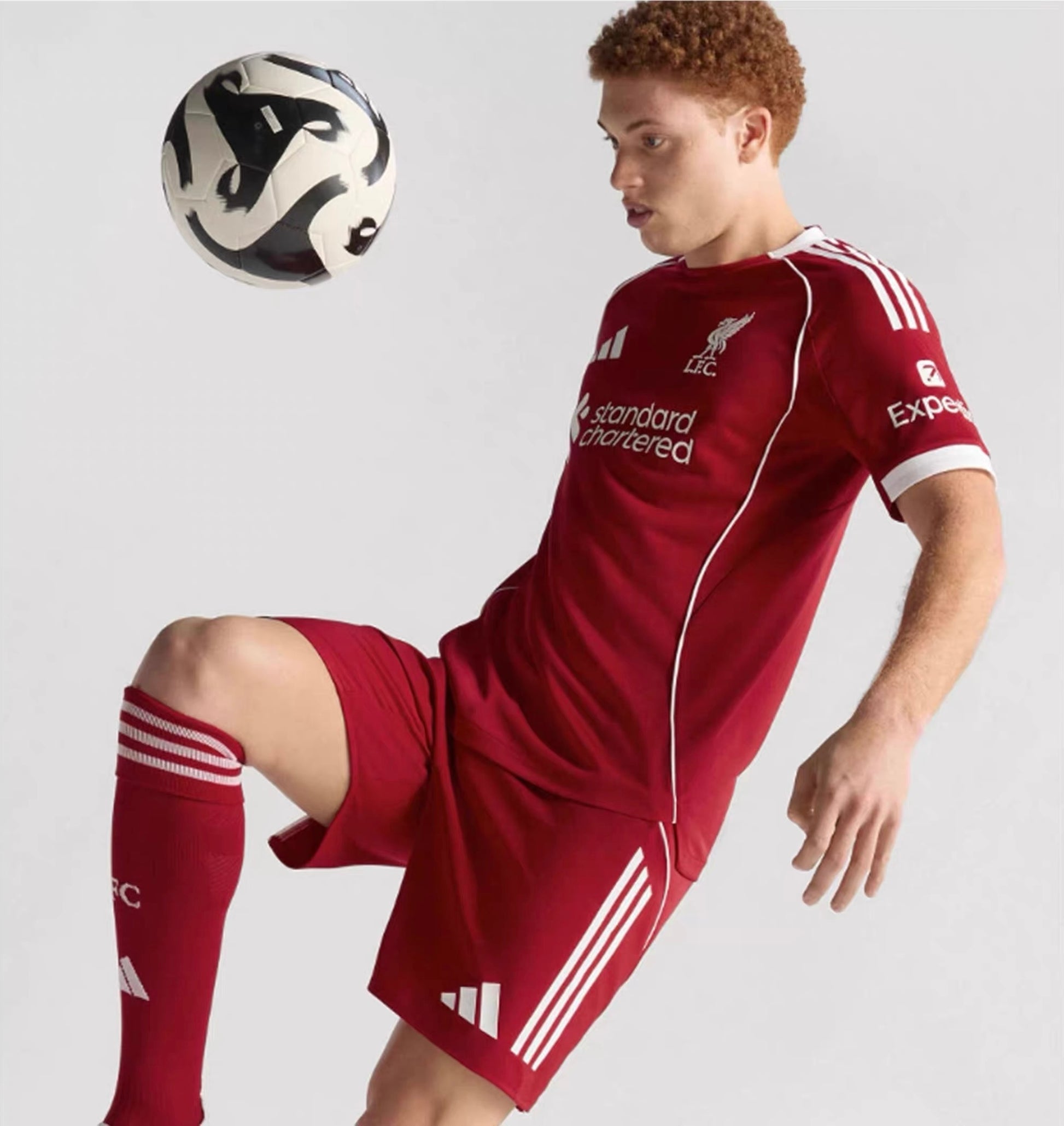 Liverpool 25/26 Home kit - Adults football kits - price of Liverpool Football 25/26 Home Kit - Adults football kits in Pakistan - football kits - Salah kit in pakistan