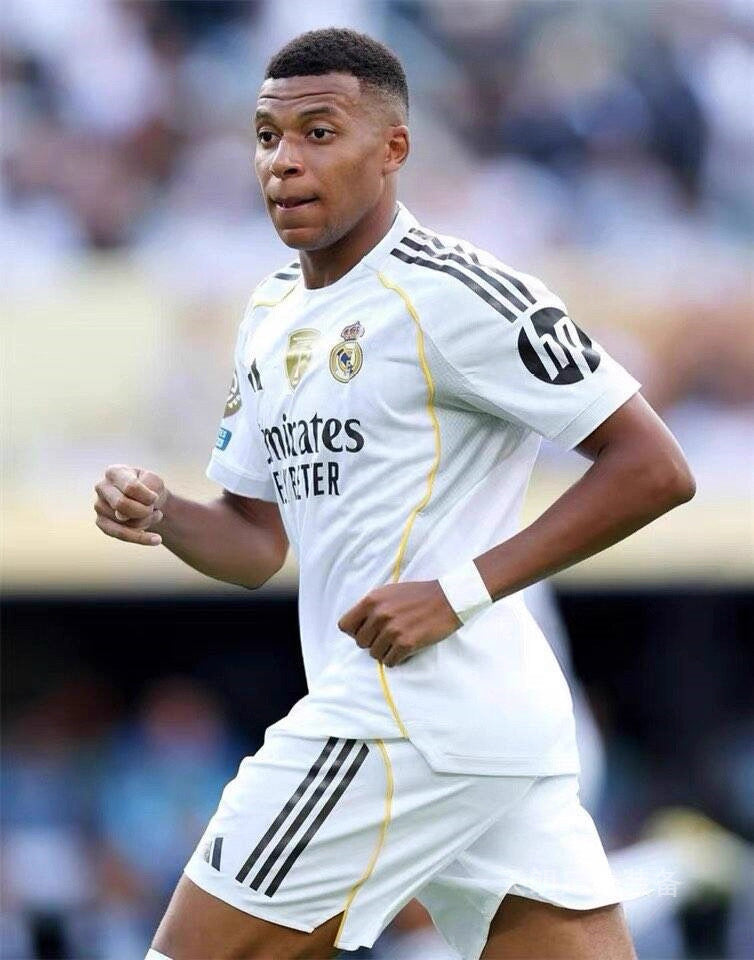 Real Madrid 25/26 Football Home Kit - Adults - Adults football kits - price of Real Madrid Football 25/26 Home Kit - Kids in Pakistan - football kits - Kylian Mbappe kit in pakistan