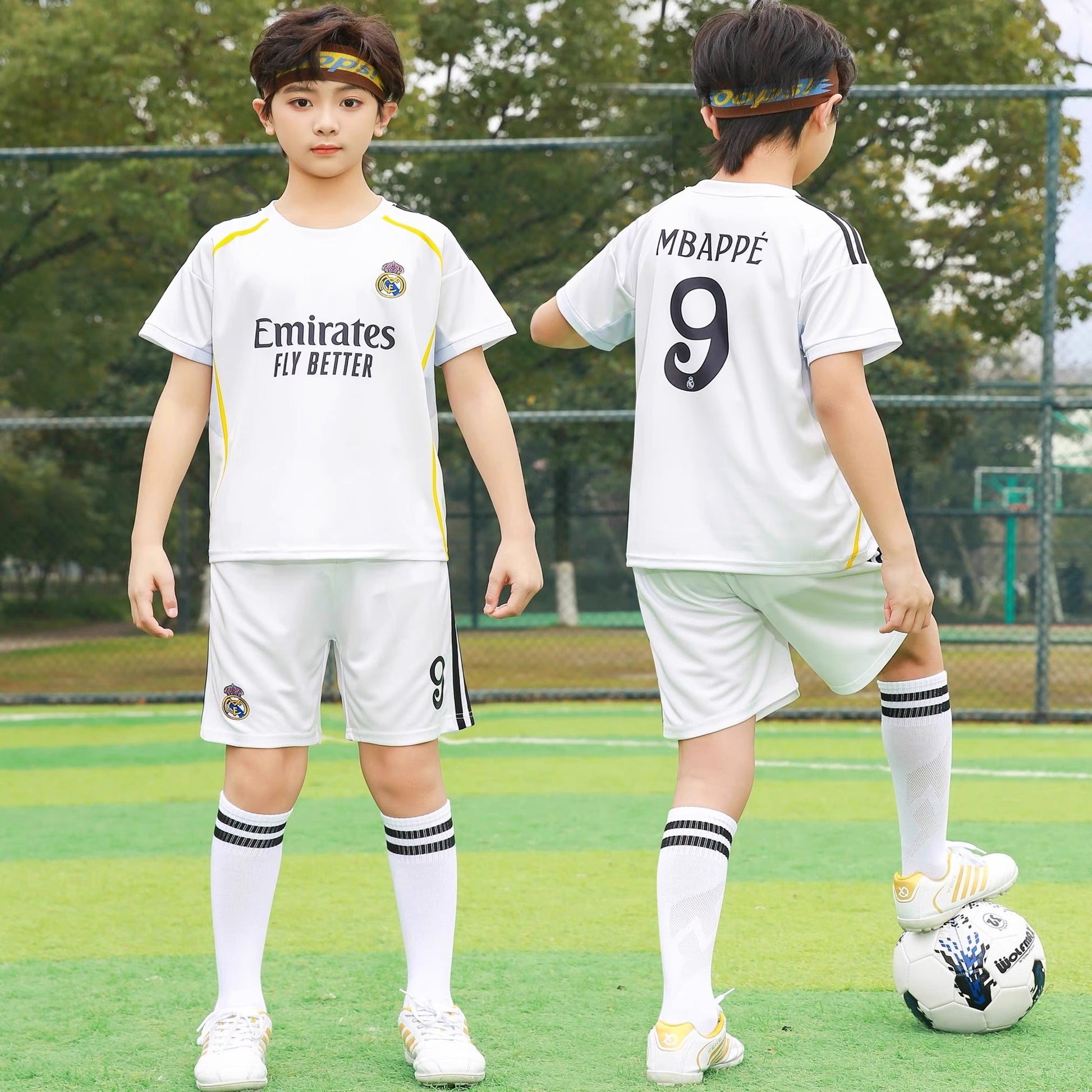 Real Madrid Football 25/26 Home Kit - Kids - kids football kits - price of real madrid Football 25/26 Home Kit - Kids in Pakistan - football kits - kylian mbappe kit in pakistan