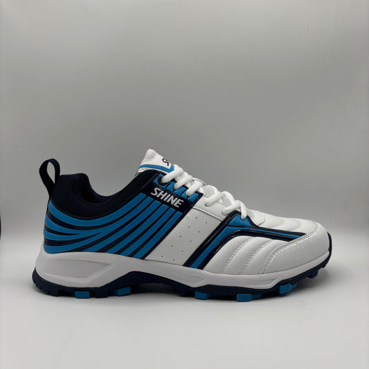 Shine 5000 cricket grippers - Blue White - cricket shoes - Cricket grippers - Shine 5000 - shine cricket shoes - price of shine 5000 cricket grippers in Pakistan - price of cricket grippers shoes in Pakistan