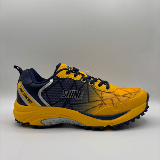 Cricket Shine Gripper - yellow navy - price of Cricket Shine Gripper - yellow navy - Cricket Shine Gripper - yellow navy in Pakistan - cricket shoes - cricket grippers - running shoes