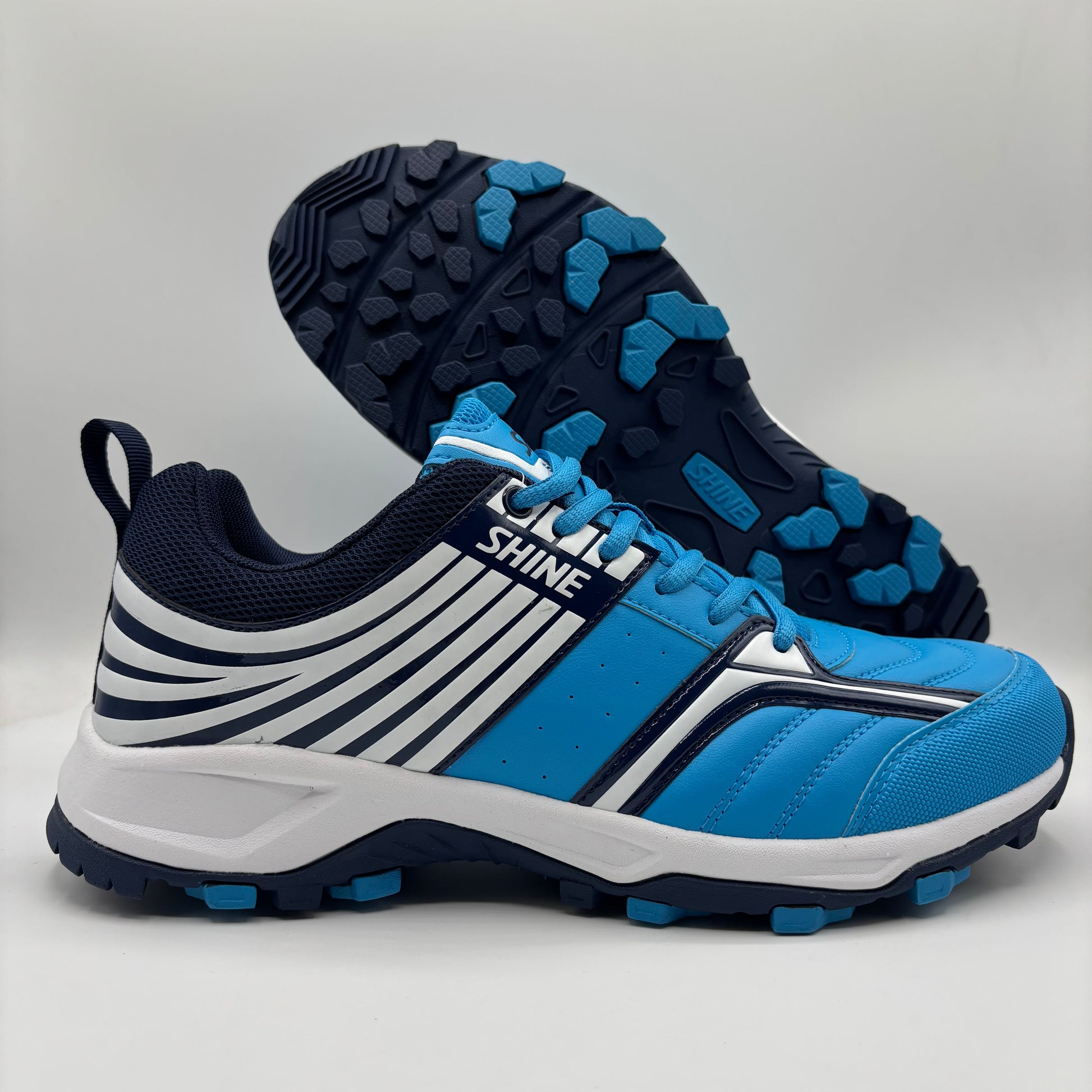 Shine Cricket Shoes 5000 Navy- cricket grippers - price of Shine Cricket Shoes 5000 Lime - cricket grippers in Pakistan